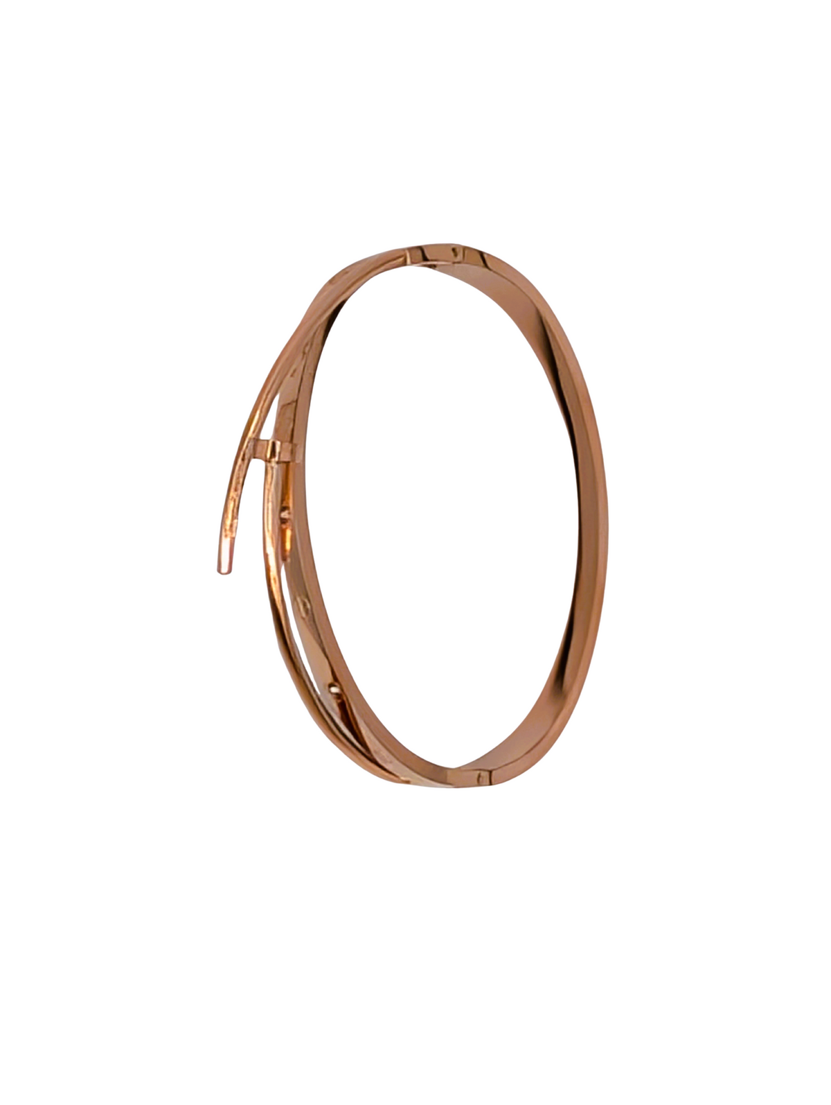 Gold Plated Bangle with Stones