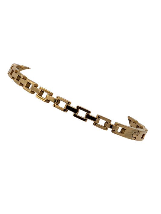 Gold Plated Bangle with Stones