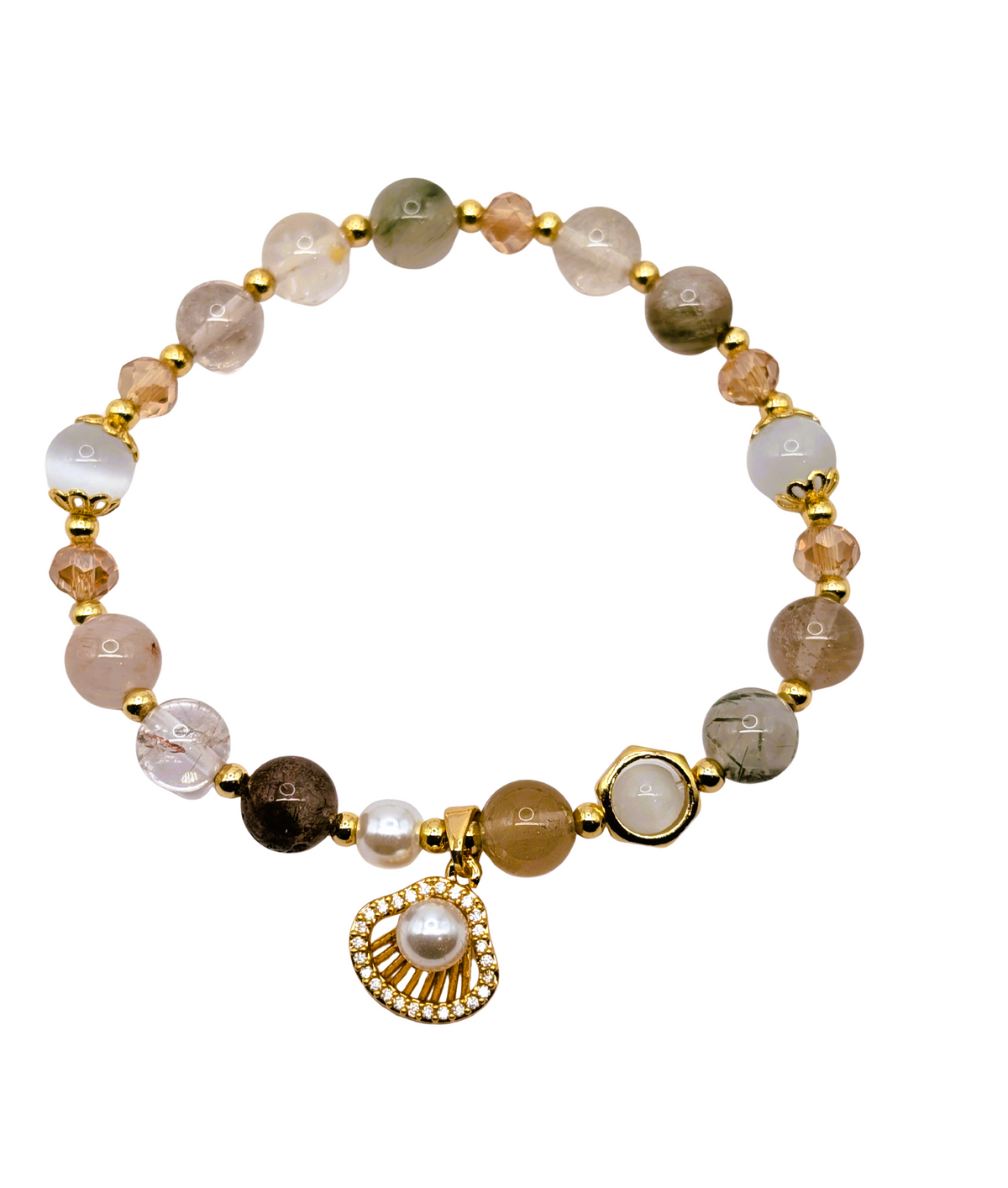 Coastal Mermaid Mixed Gemstone Bracelet
