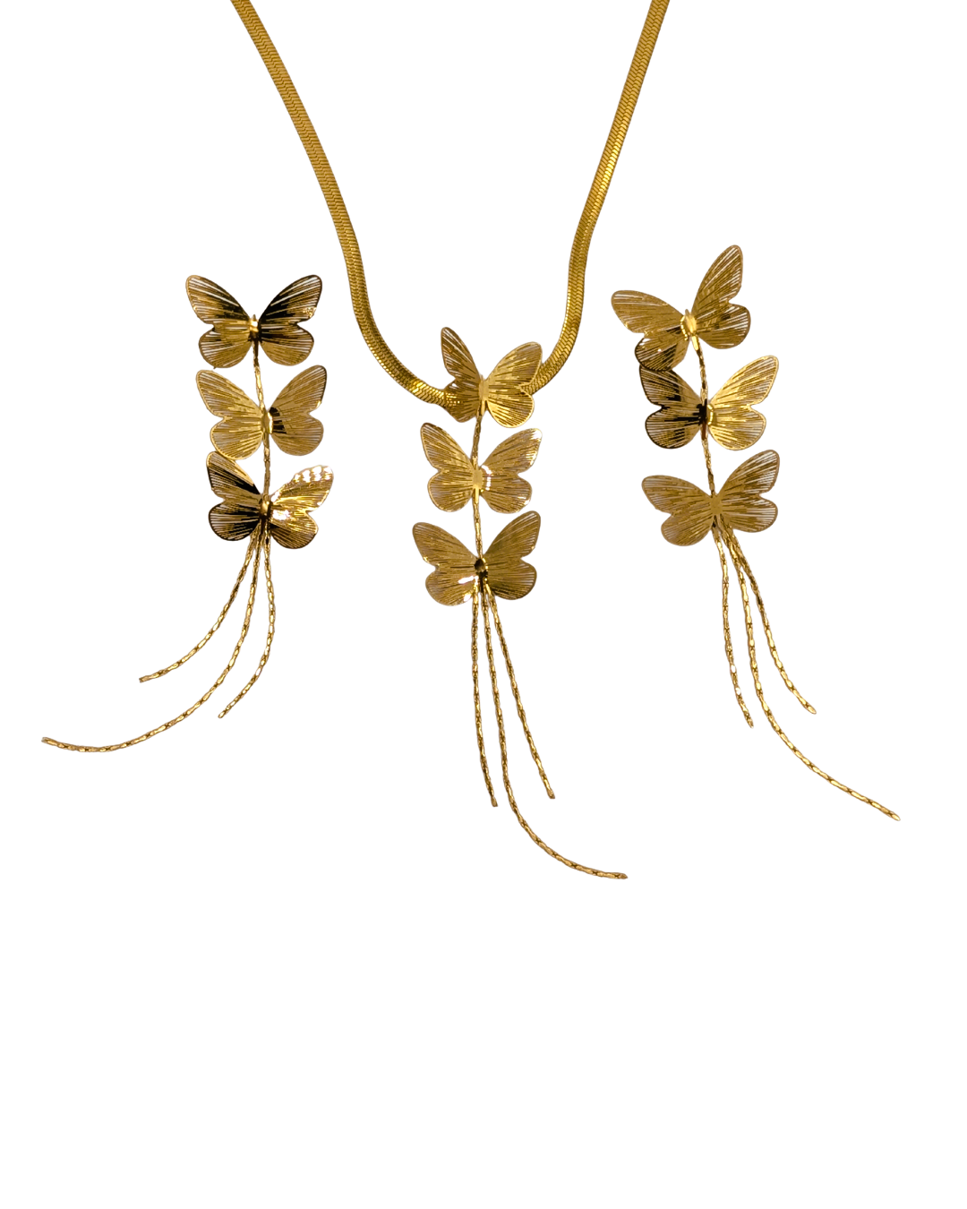 Butterfly Necklace Set