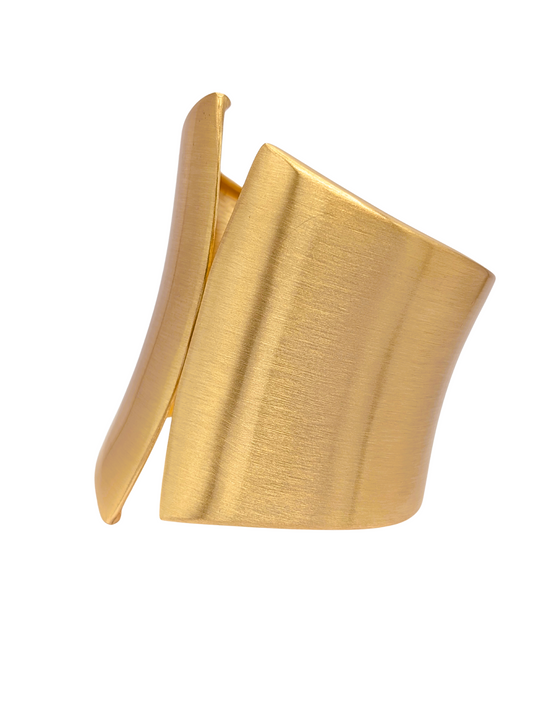 Satin Matte Split Shield Cuff