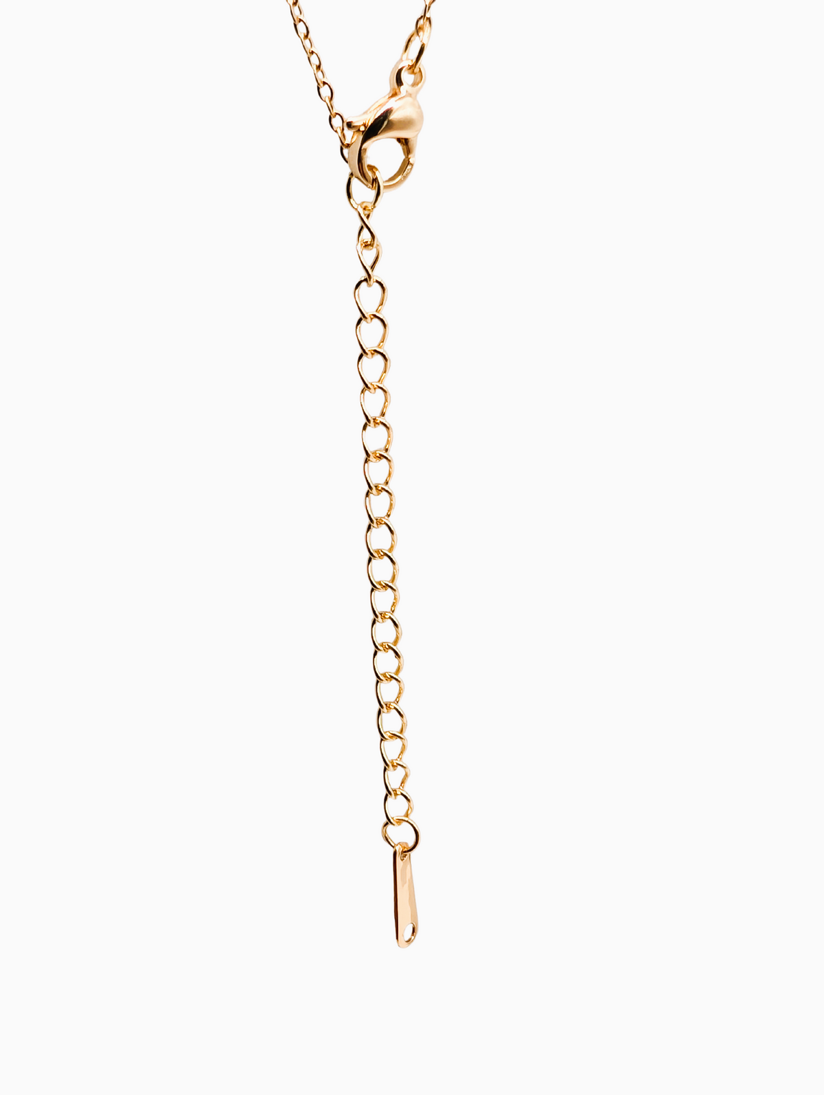 Pavé Crystal Open Disc Necklace
