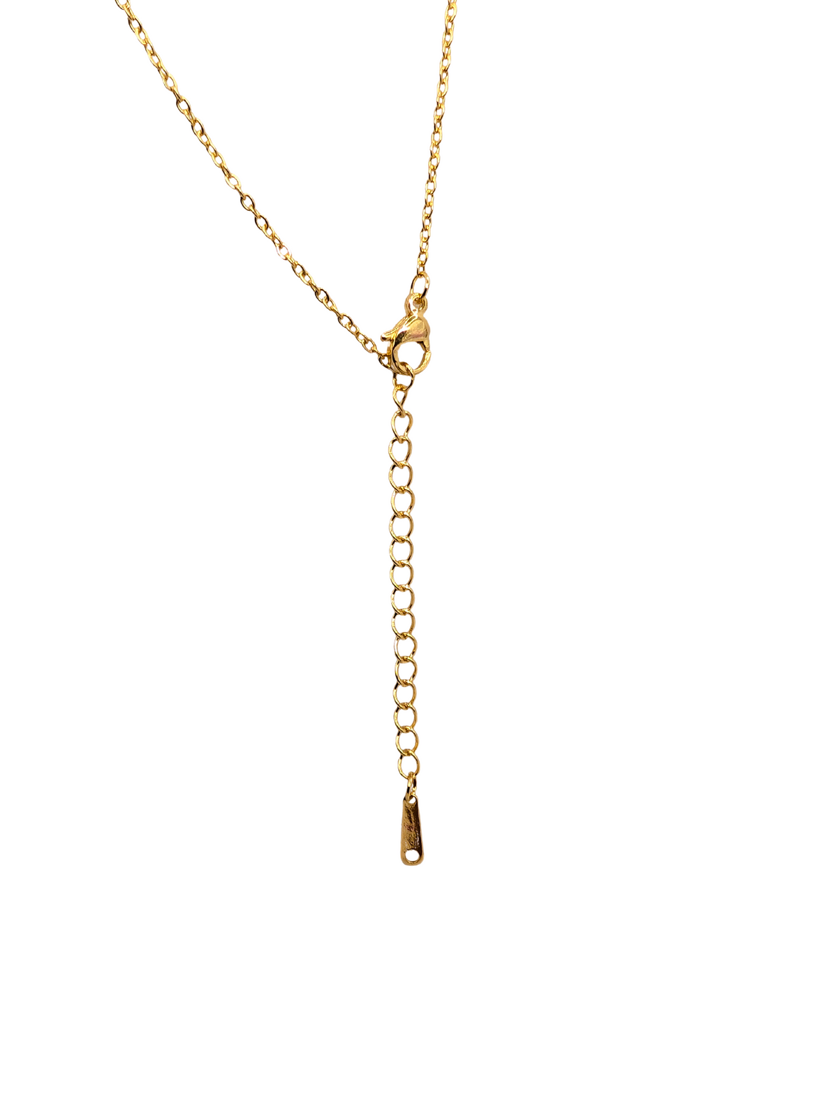 Dainty Lucky Clover Bezel Pendant