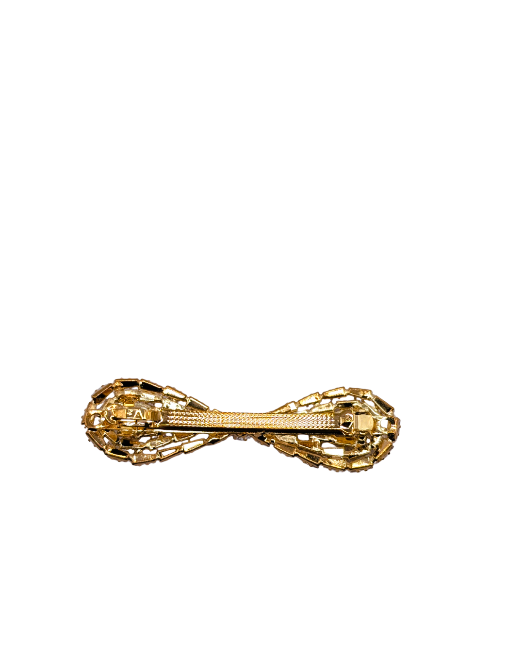 Coquette Sparkling Crystal Ribbon Clip