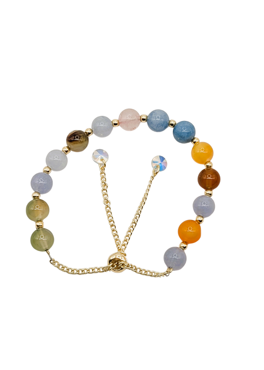 Bracelet of Multi color pearls