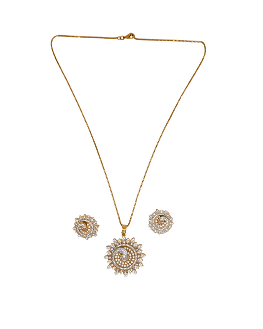 Radiant Sunburst Necklace Set