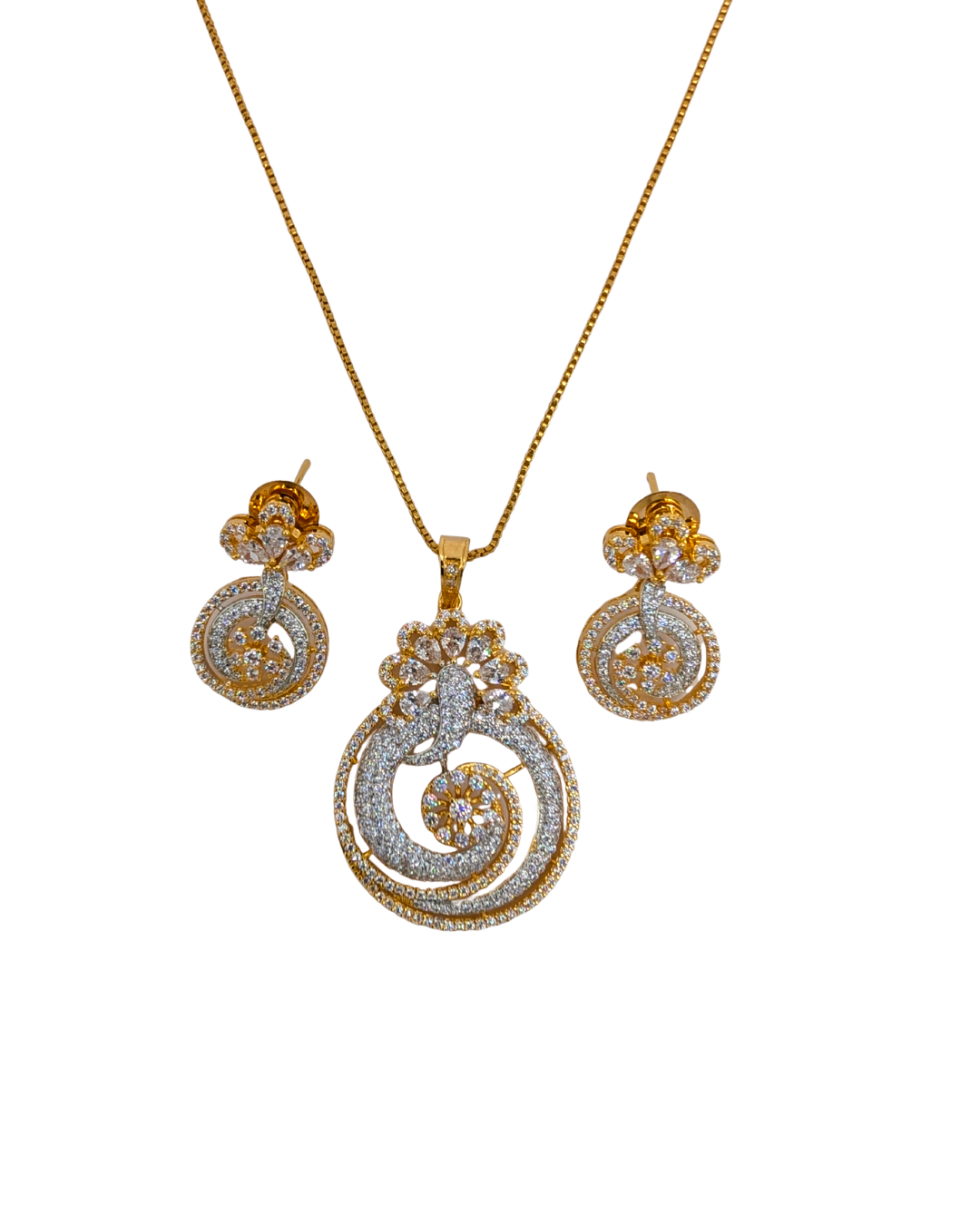 Spiral Wave Medallion Set