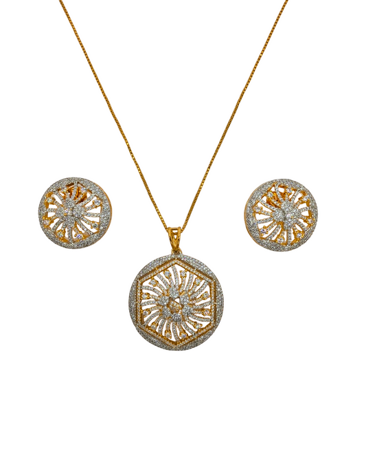Hexagon Starburst Medallion Set