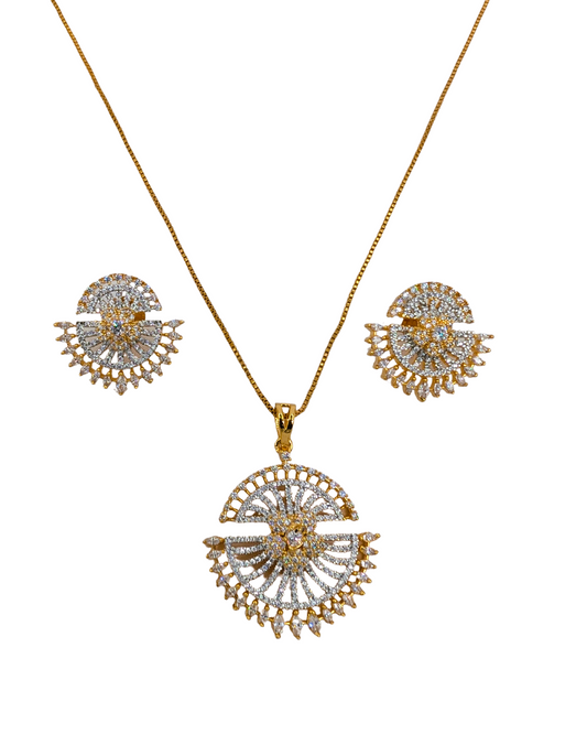 Radiating Crescent Jewelry Set