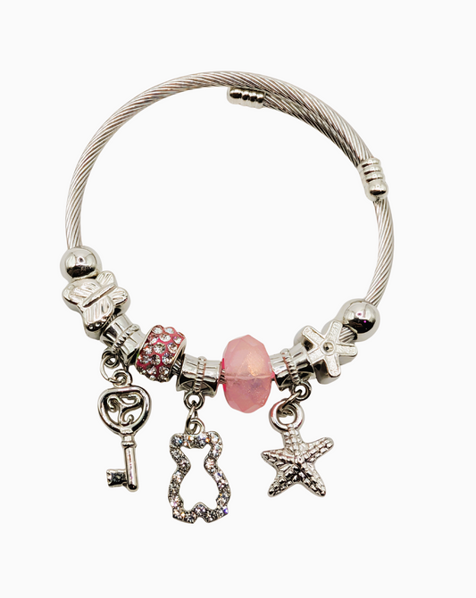 Seaside Secret Silver Charm Bracelet