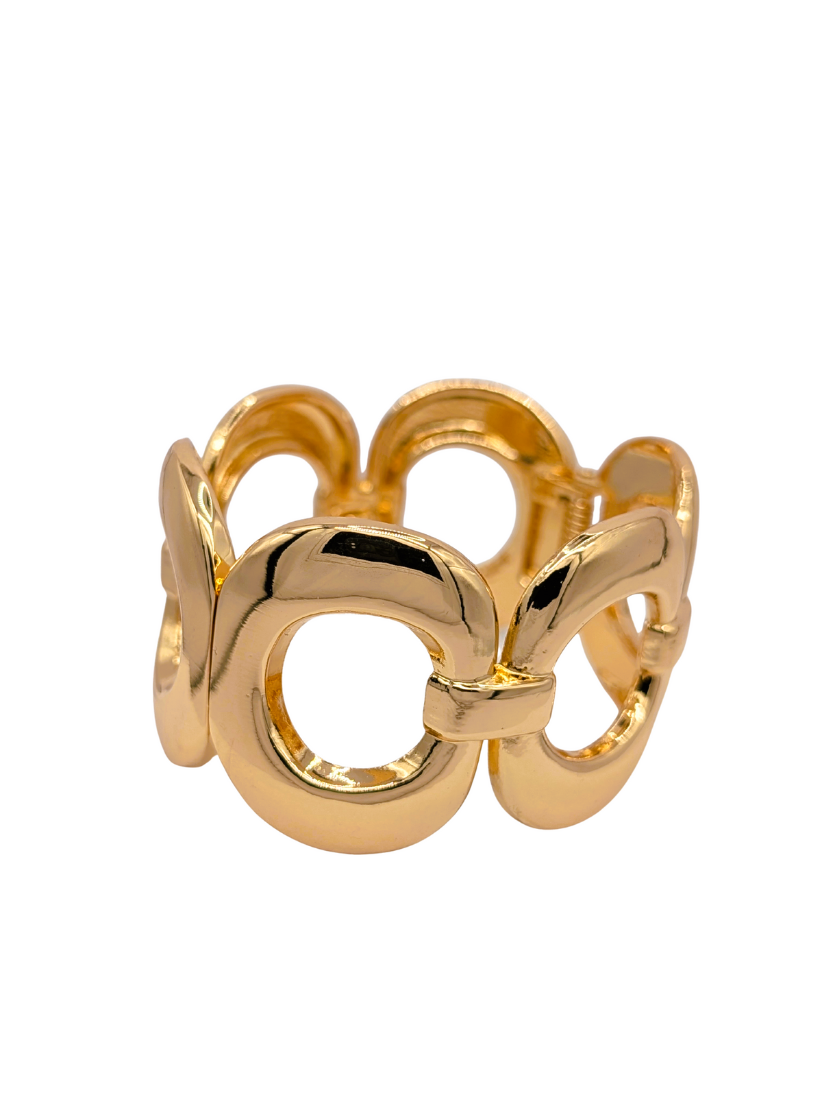 Oversized Oval Link Statement Cuff