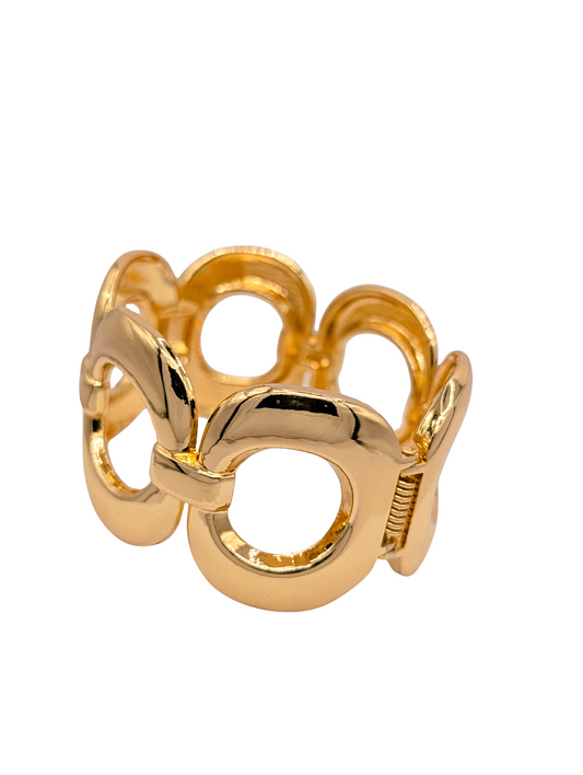 Oversized Oval Link Statement Cuff