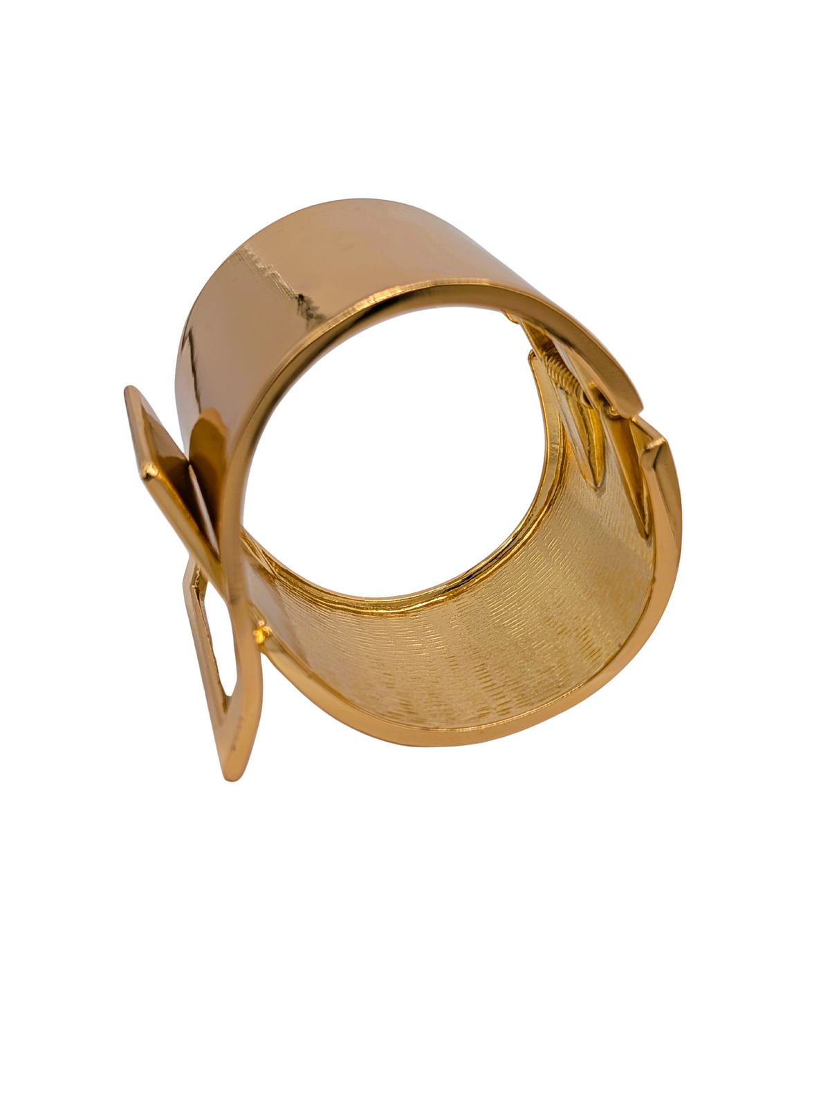 Modernist Origami Gold Cuff