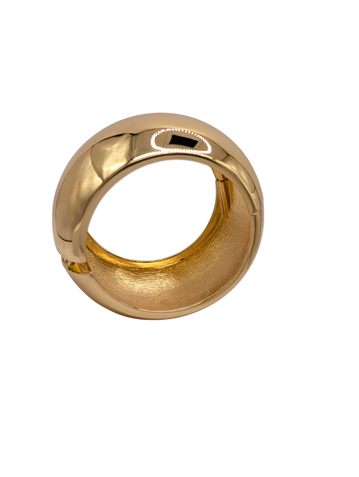 Liquid Gold Domed Bubble Cuff