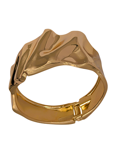Liquid Gold Molten Ripple Cuff