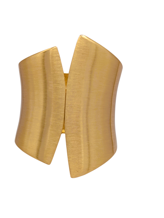 Satin Matte Split Shield Cuff