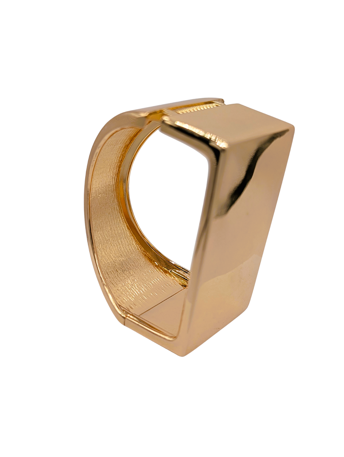 High-Shine Architectural Block Cuff