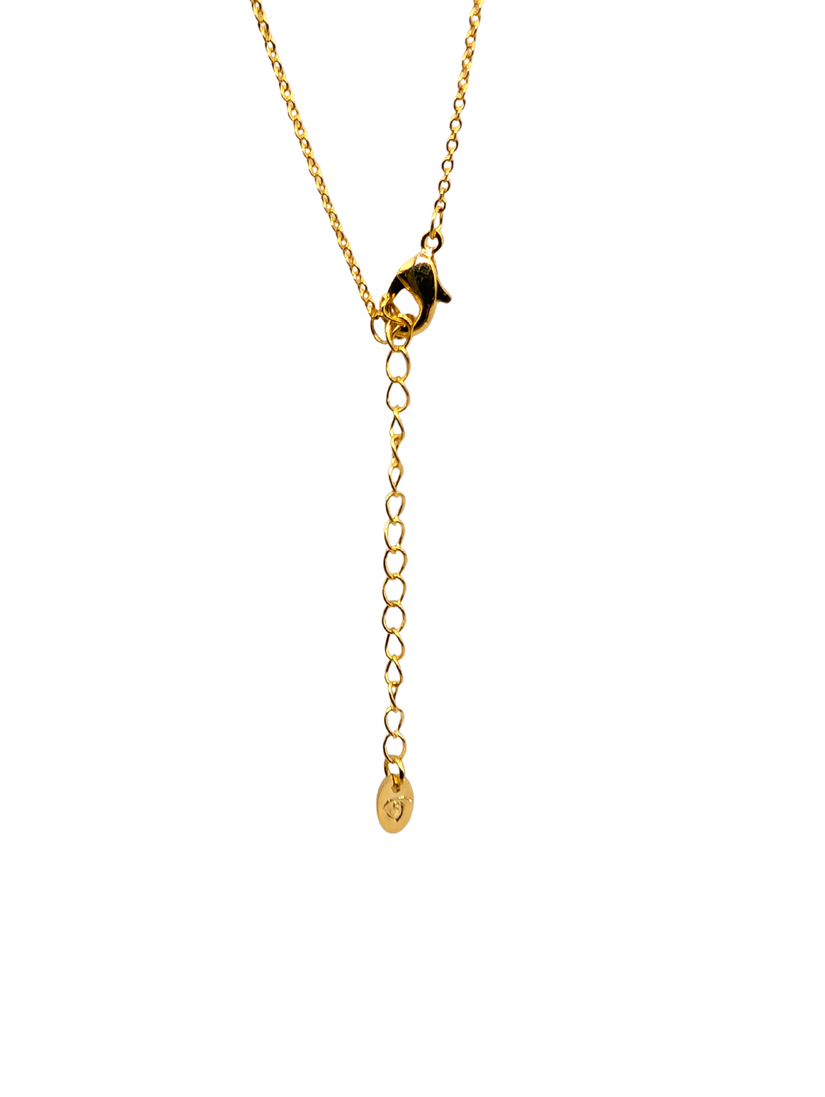 Golden Crystal Halo Butterfly Pendant