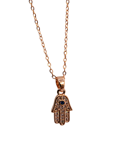 Protective Hamsa Hand Necklace