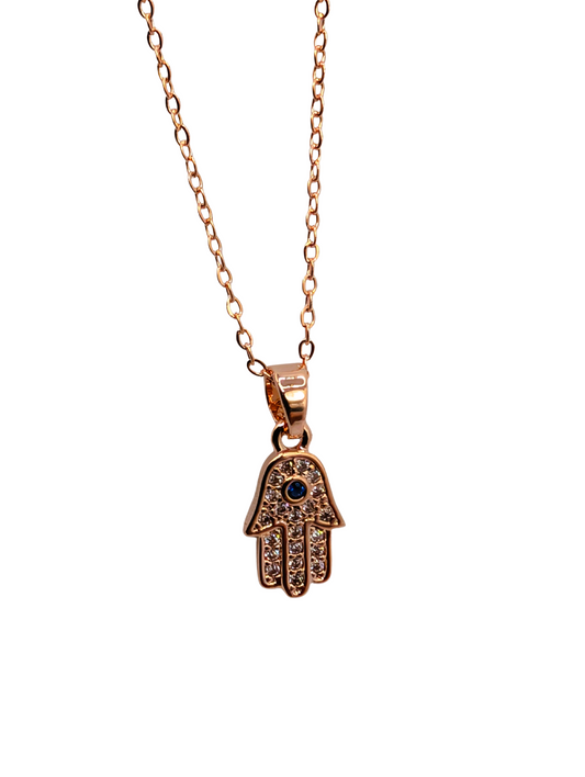 Protective Hamsa Hand Necklace