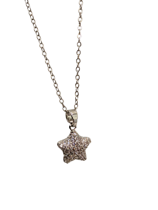 Shimmering Celestial Star Necklace