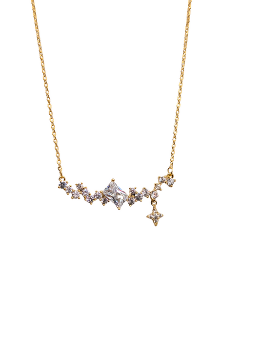 Shimmering Constellation Bar Necklace