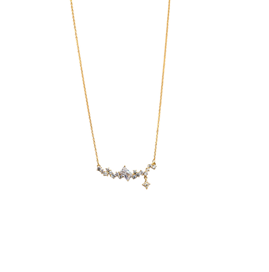 Shimmering Constellation Bar Necklace