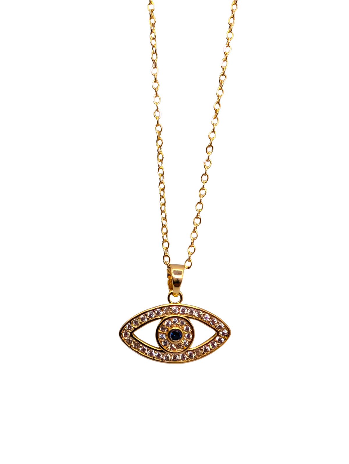 Radiant Marquise Evil Eye Necklace
