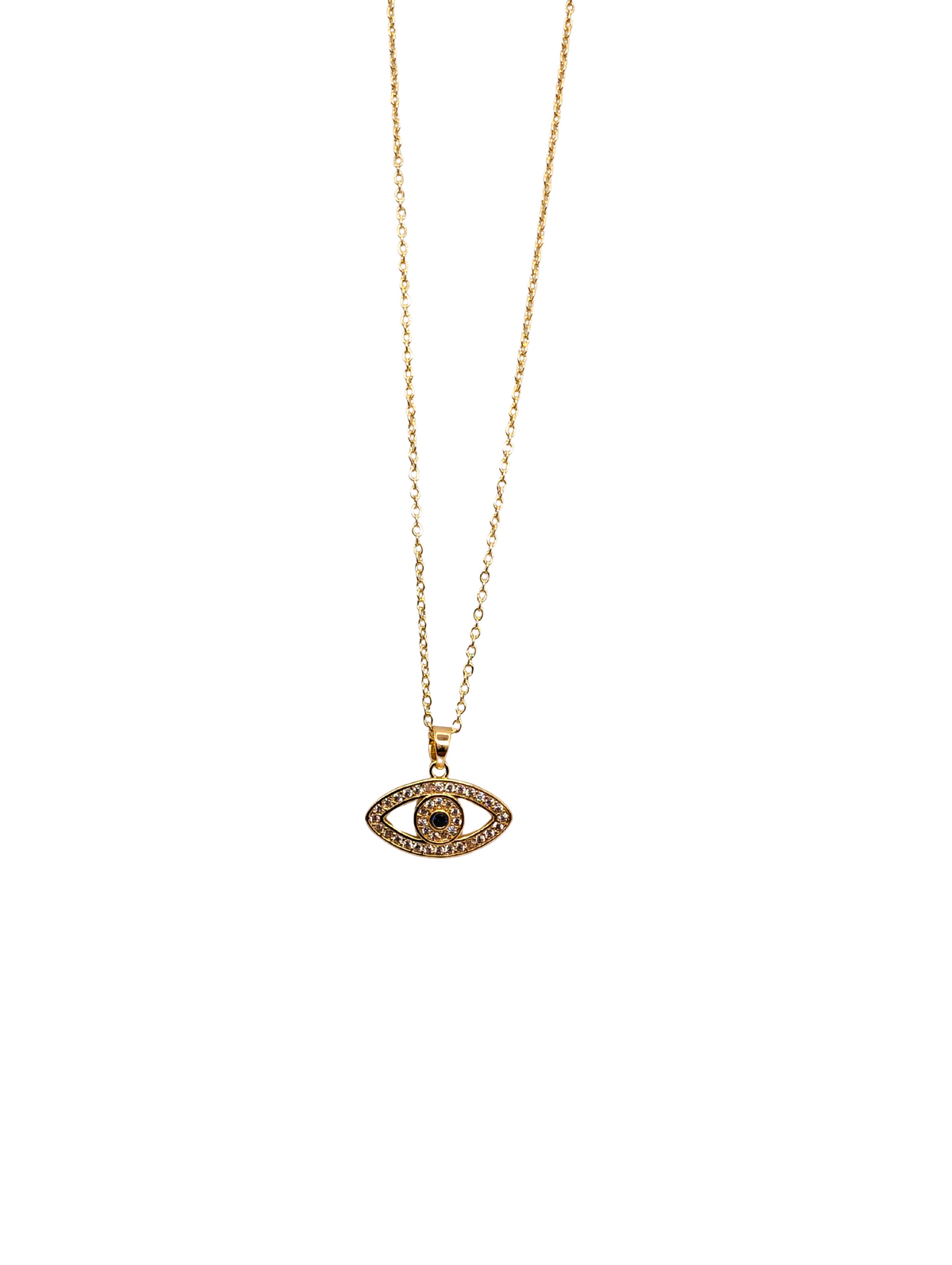 Radiant Marquise Evil Eye Necklace