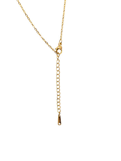 Dainty Lucky Clover Bezel Pendant