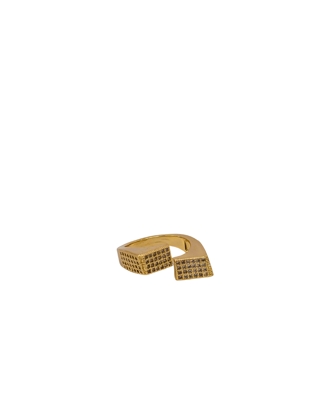Urban Fluid Form Statement Ring