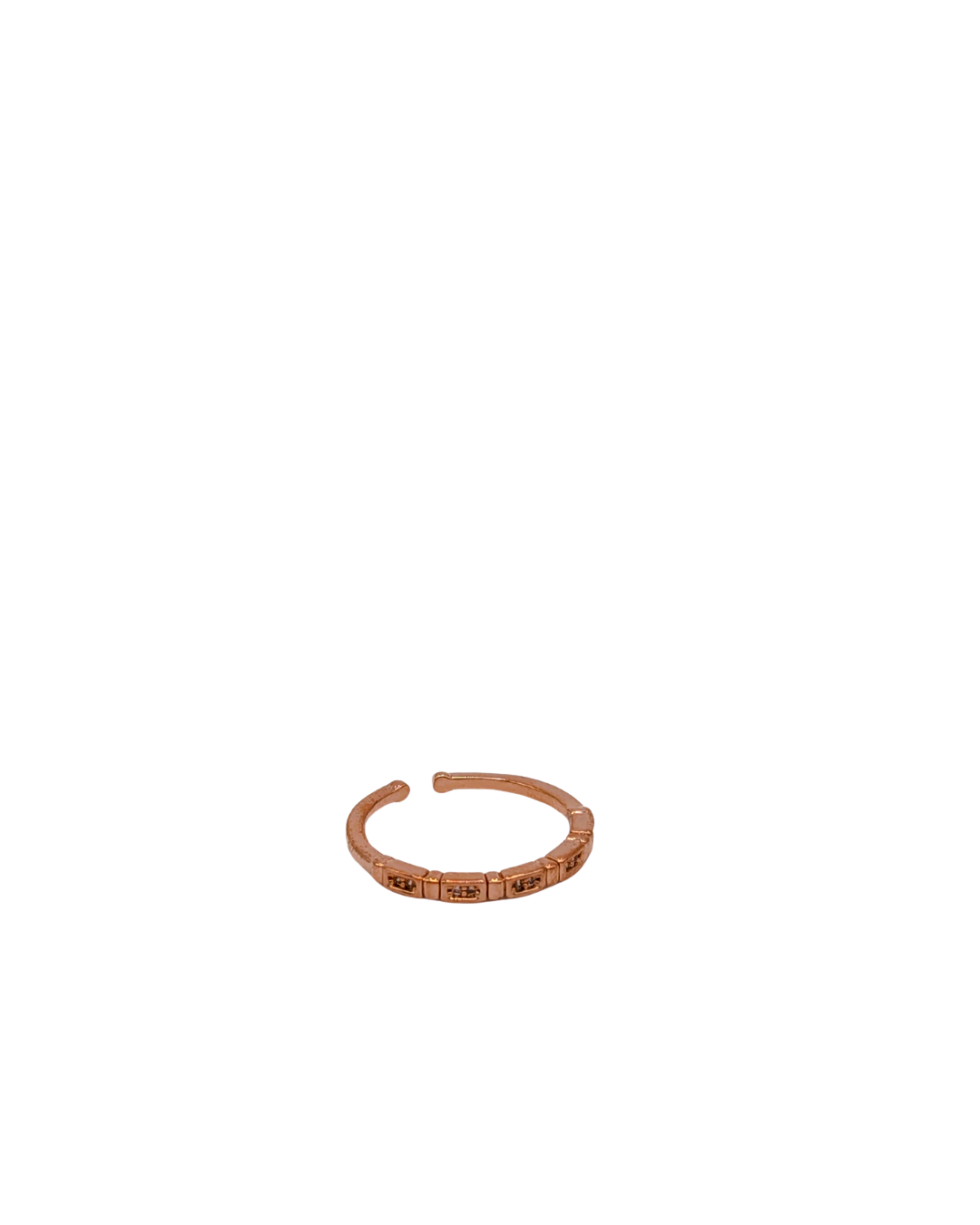Rose Gold Chain Ring