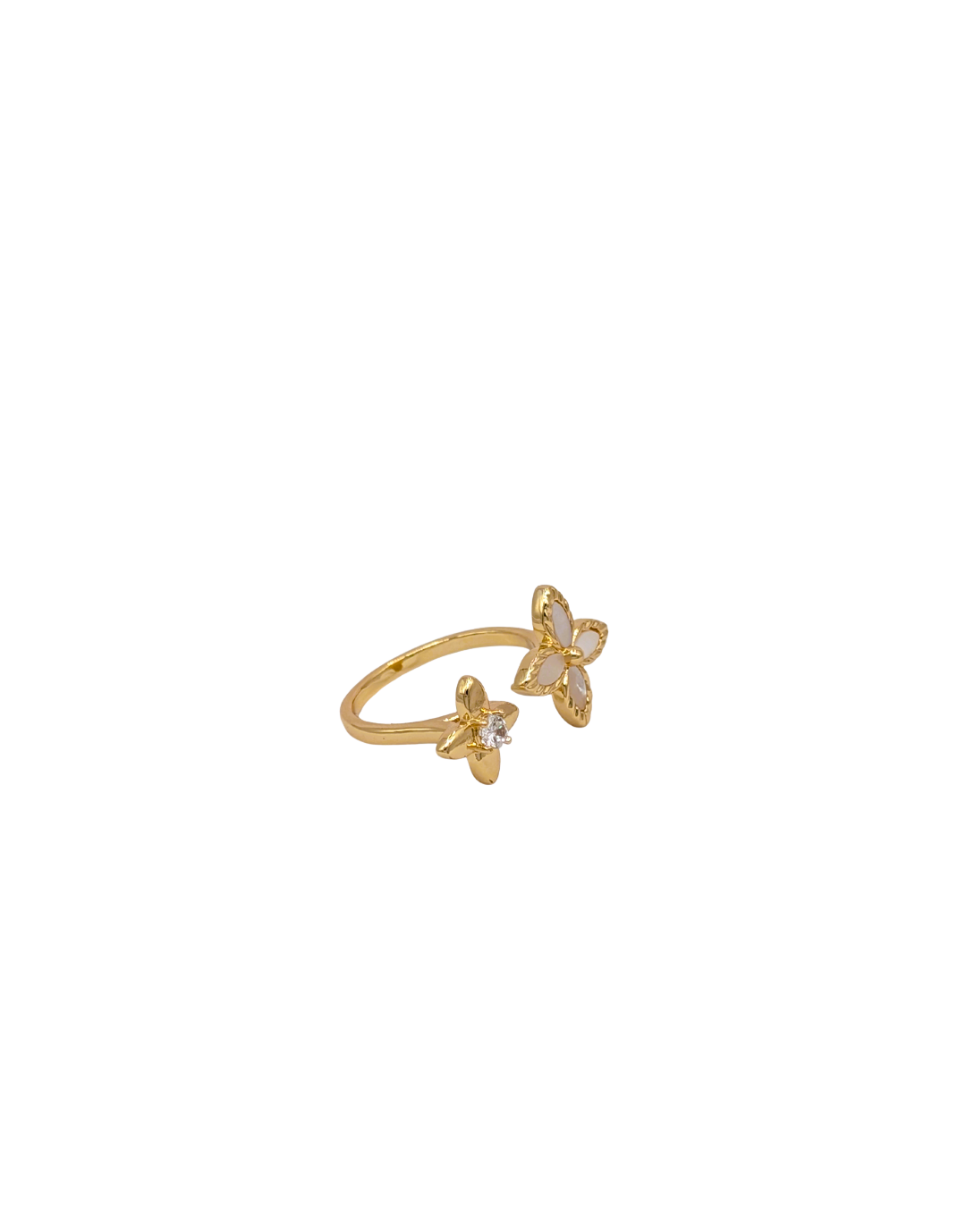 Golden Double Celestial Star Ring