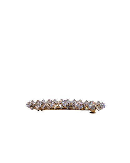Classic Silver Marquise Crystal Hair Clip