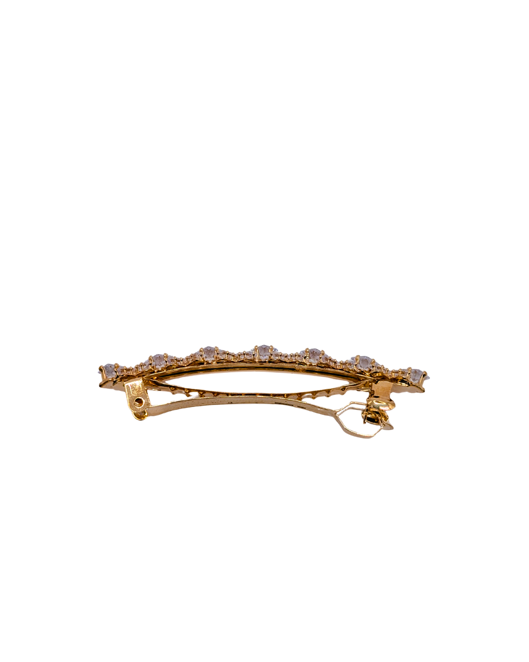 Classic Silver Marquise Crystal Hair Clip