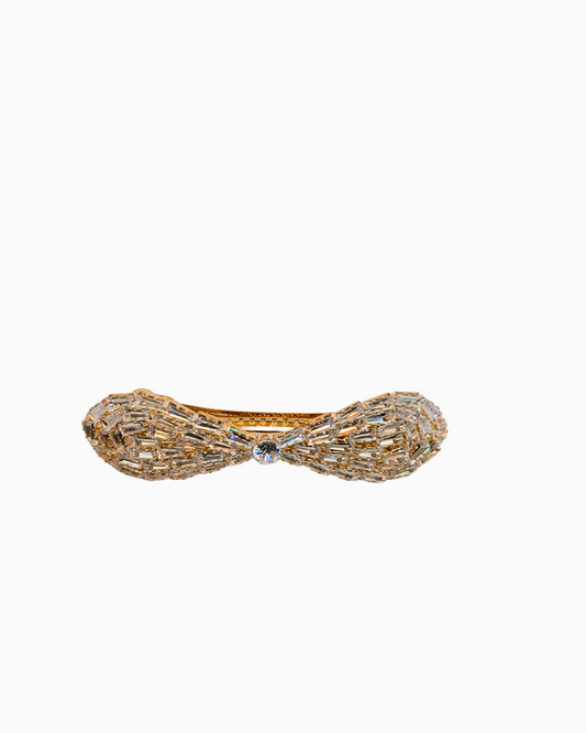 Coquette Sparkling Crystal Ribbon Clip