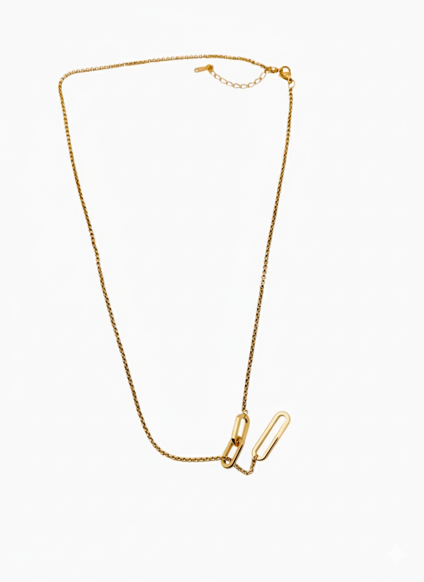 Interlocking Carabiner Chain Pendant