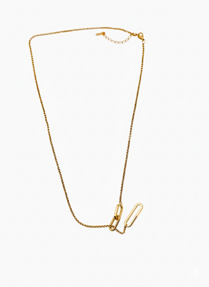 Interlocking Carabiner Chain Pendant