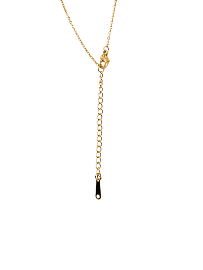 Pave-Set Gold Cylinder Choker