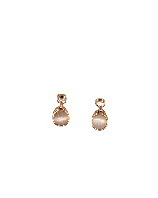 Vintage Moonstone Teardrop Droplet Studs