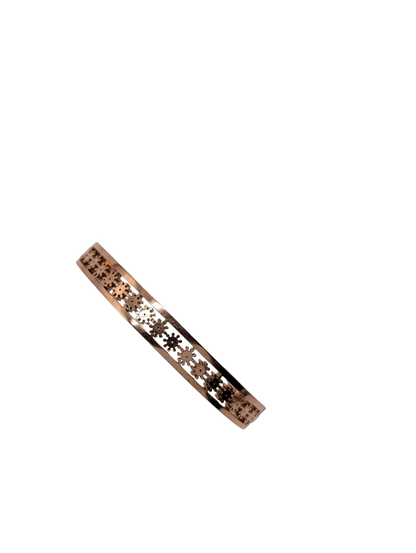 Gold Plated Bangle with Stones